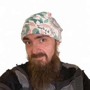 Upcycled Tapestry Beanie